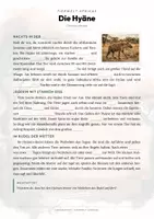 Vorschau - Arbeitsblätter - Hyäne Steckbrief – Tiere Afrikas | Sachunterricht Grundschule Arbeitsblatt - Seite 2
