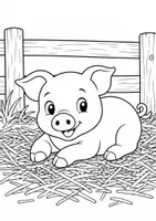 Vorschau - Arbeitsblätter - Bauernhof Tierbabys – Ausmalbilder, Zählbilder & Wimmelbilder (1.–2. Klasse) | Differenziertes Material - Seite 2