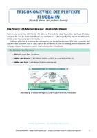 Vorschau - Arbeitsblätter - WM2026: Die perfekte Flugbahn – So triffst du wie ein Profi - Deckblatt