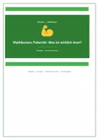 Vorschau - Arbeitsblätter - Pubertät Mythbusters Biologie Klasse 5-7 Arbeitsblatt mit Lösungen - Deckblatt