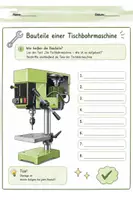 Vorschau - Arbeitsblätter - Technik: Aufbau einer Tischbohrmaschine, Klasse 6-8 - Seite 3