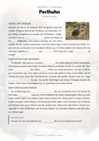 Vorschau - Arbeitsblätter - Perlhuhn Steckbrief – Lesetext, Lückentext, Weltkarte & Arbeitsblatt - Seite 2