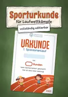 Vorschau - Anderer Materialtyp - Urkunde für Laufwettkämpfe im Fach Sport | frei editierbar - Deckblatt