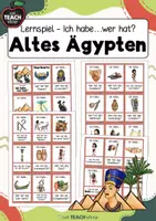 Vorschau - Spiele - Altes Ägypten - Ich habe... wer hat...? - Lernspiel - Deckblatt