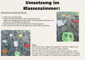 Vorschau - Stundenentwürfe - "Heute bin ich..." - Gefühle, Morgenbeginn, Klassenrat.. - Seite 1