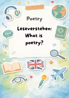 Vorschau - Arbeitsblätter - Poetry (Leseverstehen: What is poetry?) - Deckblatt