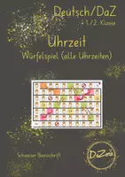 Vorschau - Spiele - Uhrzeiten Würfelspiel (alle Zeiten) - Deckblatt