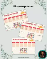 Vorschau - Bildkarten - Aufgaben einer Klassensprecher:in - Deckblatt