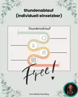Vorschau - Bildkarten - Stundenablauf / Stundentransparenz - Deckblatt