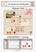 Vorschau - Arbeitsblätter - Windmühle - Werken Grundsdhule - Deckblatt