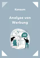 Vorschau - Stundenentwürfe - Konsum: Analyse von Werbung - Deckblatt