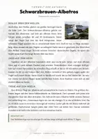 Vorschau - Arbeitsblätter - Schwarzbrauen-Albatros Steckbrief – Lesetext, Lückentext, Weltkarte & Arbeitsblatt - Seite 1