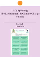Vorschau - Arbeitsblätter - Daily Speaking: The Environment & Climate Change - Deckblatt
