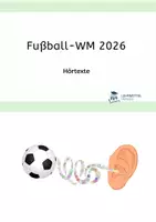 Vorschau - Aufgabenkarten - Fußballweltmeisterschaft 2026: Hörtexte - Deckblatt