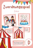 Vorschau - Spiele - Zuordnungsspiel - Zirkus (Freiarbeit - Lesen) - Deckblatt