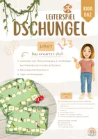 Vorschau - Spiele - Leiterspiel zum Thema Dschungel - Deckblatt