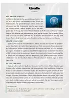 Vorschau - Arbeitsblätter - Qualle Steckbrief – Lesetext, Lückentext, Weltkarte & Arbeitsblatt - Seite 1