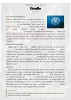 Vorschau - Arbeitsblätter - Qualle Steckbrief – Lesetext, Lückentext, Weltkarte & Arbeitsblatt - Seite 2