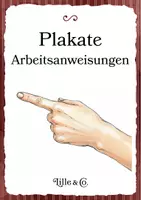 Vorschau - Poster - Arbeitsanweisungen Poster Grundschule Deutsch - Deckblatt