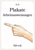 Vorschau - Poster - Arbeitsanweisungen Poster Grundschule Deutsch - Deckblatt