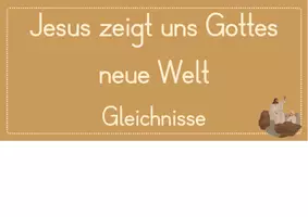 Vorschau - Poster - Reihenplanung Gleichnisse - Deckblatt