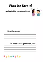 Vorschau - Arbeitsblätter - STREIT LÖSEN – Malen, Schreiben & Verstehen - Seite 2