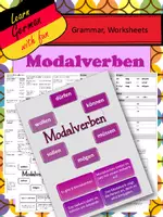Vorschau - Arbeitsblätter - Modalverben - Deckblatt