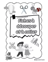Aperçu - Feuilles d'exercices - Fiches à découper et à coller - Page de couverture