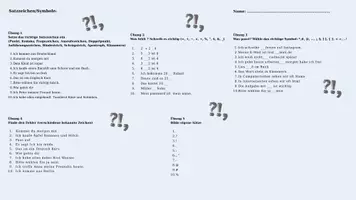 Vorschau - Arbeitsblätter - Satzzeichen und Symbole einfach lernen (A1–B1) - Seite 3