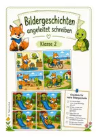 Vorschau - Unterrichtsreihen - Bildergeschichten angeleitet schreiben - Deckblatt