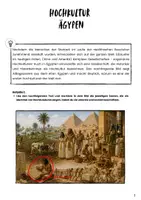 Vorschau - Stundenentwürfe - Ägypten - Frühe Hochkultur - Deckblatt
