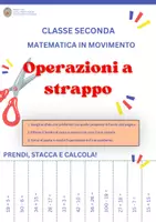 anteprima - Esercizi - Fine anno scolastico: Classe seconda - calcoli a strappo - Pagina di copertina