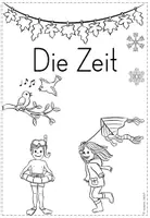 Vorschau - Arbeitsblätter - Arbeitsheft Zeit Kl. 1 (Tag/Woche/Jahr/Jahreszeiten) - Seite 2