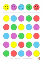 Vista previa - Hojas de trabajo - CADA COLOR, UNA EMOCIÓN - DIBUJAR - página 1