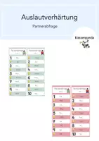 Vorschau - Spiele - Auslautverhärtung d/t, g/k, b/p Partnerabfrage - Deckblatt