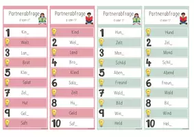 Vorschau - Spiele - Auslautverhärtung d/t, g/k, b/p Partnerabfrage - Seite 2