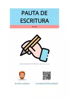 Vista previa - Hojas de trabajo - PAUTA DE ESCRITURA 4MM - Portada