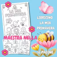 anteprima - Altro tipo di materiale - la mia primavera, libricino - Pagina di copertina