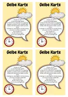 Vorschau - Lehrpläne/Lehrermaterial - Gelbe Karte, rote Karte - Verhaltensreflexion - Seite 1