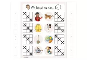Vorschau - Stationenlernen - Buchstabeneinführung J - Klammerkarten - Seite 2