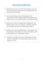 Vorschau - Arbeitsblätter - Geometriediktate – Kreise, Parallelen, Senkrechten | Lösung - Seite 2