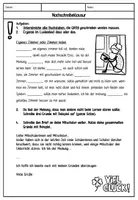 Vorschau - Klassenarbeiten - DEUTSCH - Klassenarbeit "Meinungen begründen" mit Nachschreibeklausur, Bewertungsbogen und Lösung (editierbar) - Seite 3