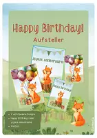 Vorschau - Anderer Materialtyp - Geburtstagsaufsteller Fuchs - Deckblatt