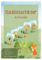 Vorschau - Anderer Materialtyp - Stationsschilder Fuchsklasse - Deckblatt