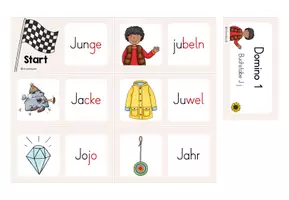 Vorschau - Stationenlernen - Buchstabeneinführung J j - Lernspiele für die Freiarbeit - Seite 3