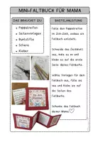 Vorschau - Mal- und Bastelvorlagen - Muttertag Geschenk: Faltbuch (Leporello) (Kl. 1-4, diff.) - Seite 2