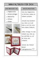 Vorschau - Mal- und Bastelvorlagen - Lieblingsmensch Geschenk: Faltbuch (Leporello)(Kl. 1-4, diff.) - Seite 2