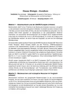 Vorschau - Arbeitsblätter - Klausur Biologie Botox Neurobiologie - Deckblatt