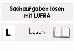 Vorschau - Arbeitsblätter - Sachaufgaben lösen mit LUFRA - Seite 3