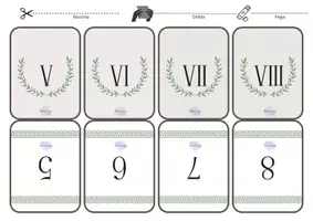 Vista previa - Juegos / Gamificación - Números romanos. Juego manipulativo para Primaria. - página 3